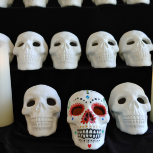 DIY Los Muertos Skulls